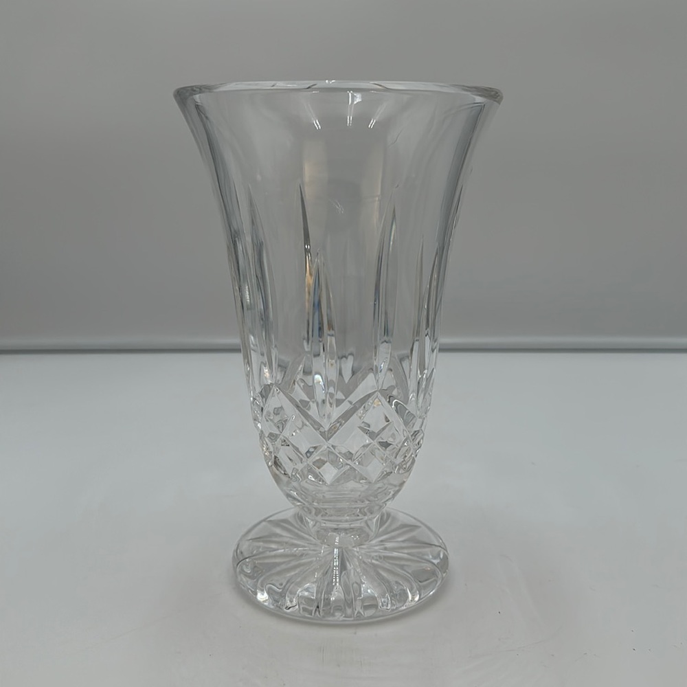 Vintage Footed Waterford Crystal Lismore Vase